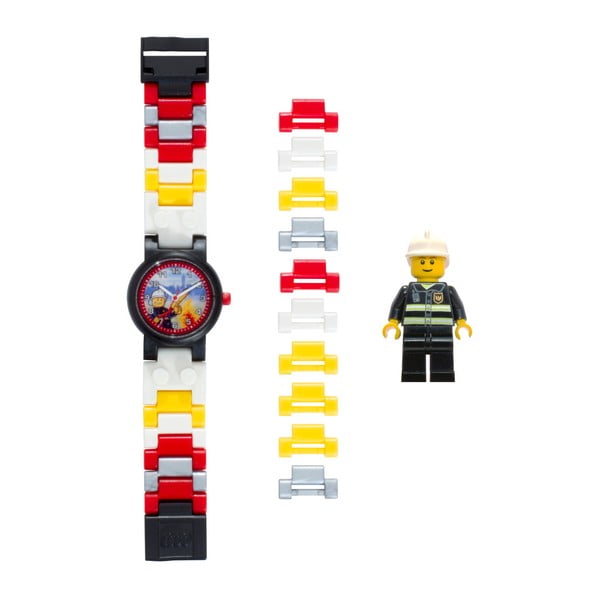 Hodinky s figurkou LEGO® City Fireman