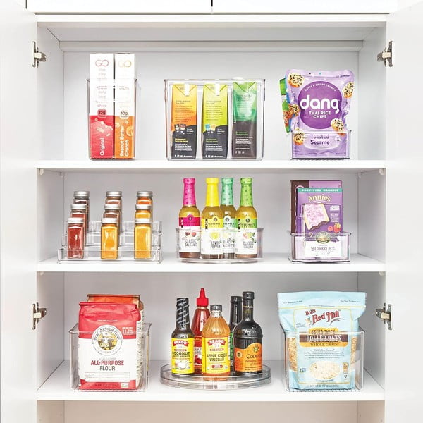 Otočný plastový organizér na kořenky ø 29 cm Linus – iDesign-image-3