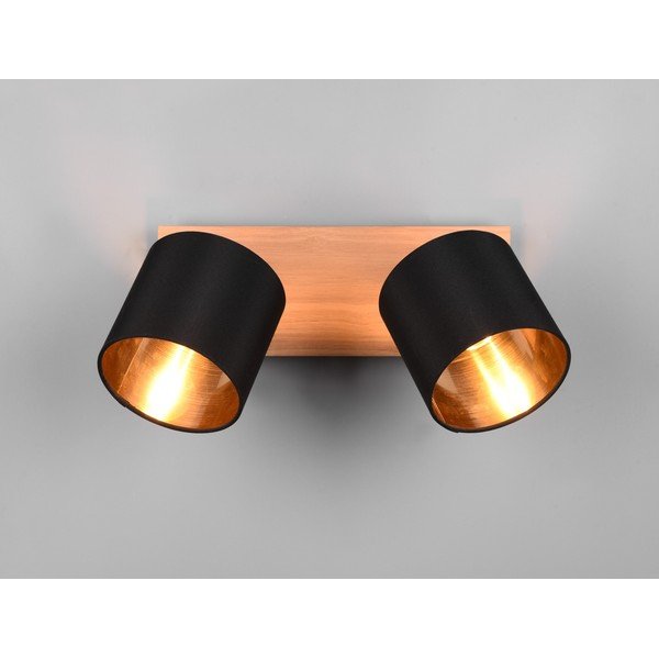 Bodové svítidlo v černo-přírodní barvě ø 12 cm Tommy – Reality-image-1