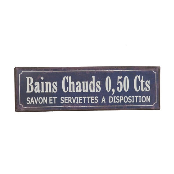 Nástěnná cedule Antic Line Bains