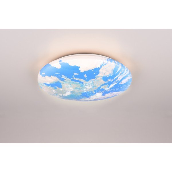 Modré LED dětské stropní svítidlo ø 37 cm Terra – Reality-image-2