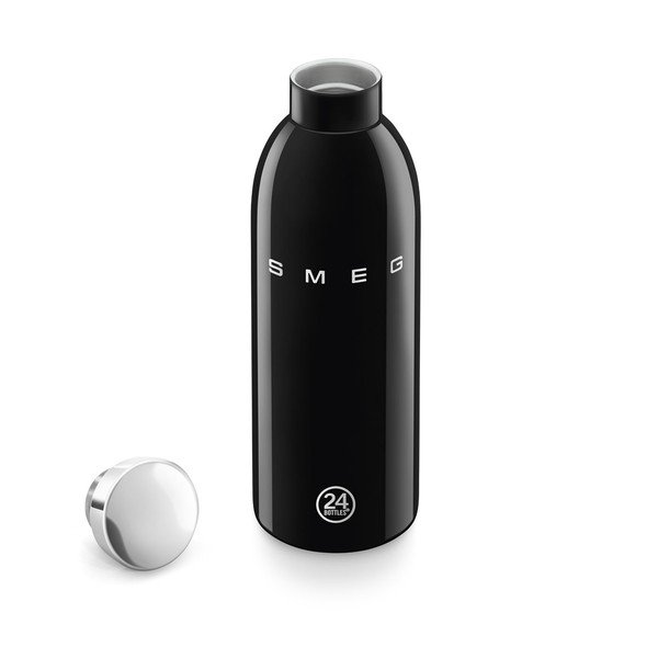 Černá termoláhev z nerezové oceli 500 ml 24BOTTLES – SMEG-image-3