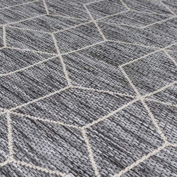 Šedý venkovní koberec 170x120 cm Napoli - Flair Rugs-image-2