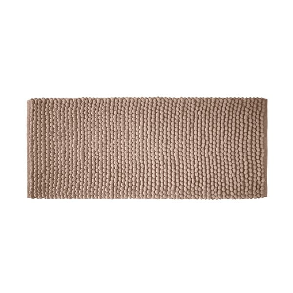 Hnědá koupelnová předložka 50x120 cm Aspen Bobble – Bianca
