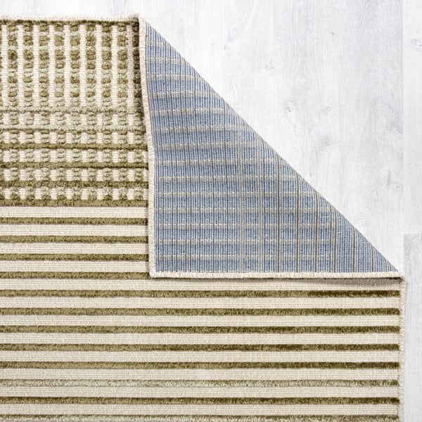 Zelený pratelný koberec z žinylky 200x320 cm Elton – Flair Rugs-image-2