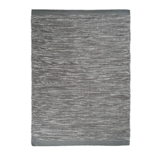 Vlněný koberec Asko, 80x250 cm, šedomodrý