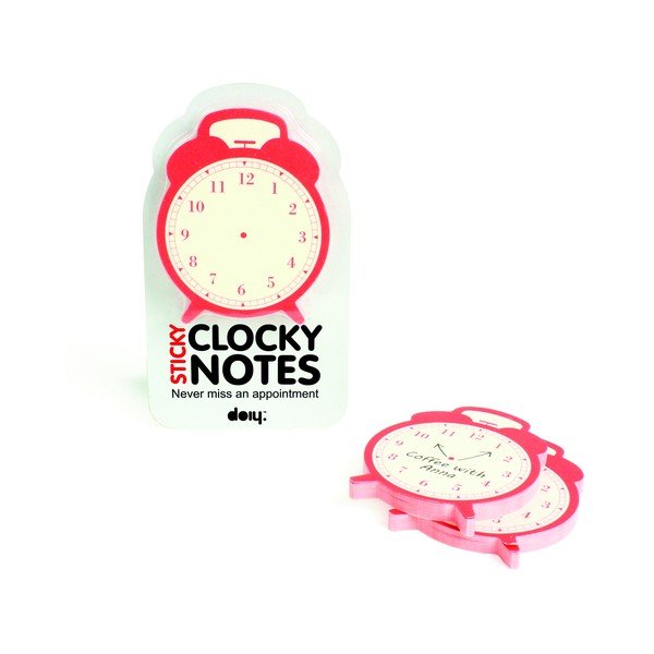Set samolepících bločků Clocky
