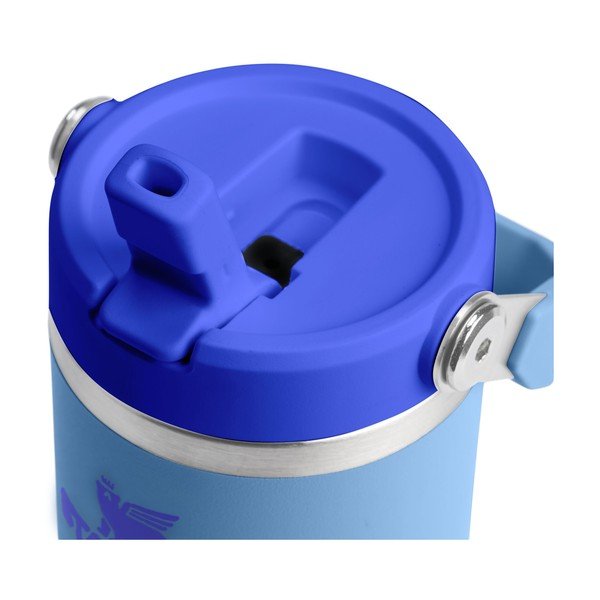 Modrá termoska z nerezové oceli 410 ml IceFlow™ Flip Straw 2.0 Tumbler Blue Sky – Stanley-image-2