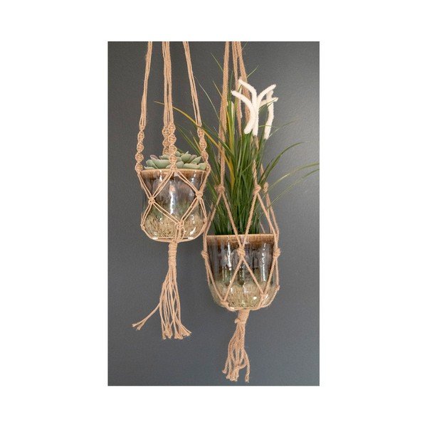 Drhaný závěs na květináč House Nordic Chennai-image-2