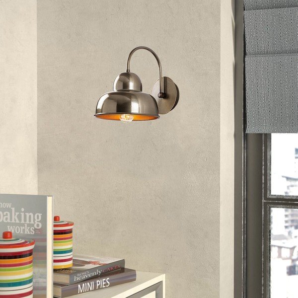 Nástěnné svítidlo v mosazné barvě ø 20 cm Multan – Opviq lights-image-1
