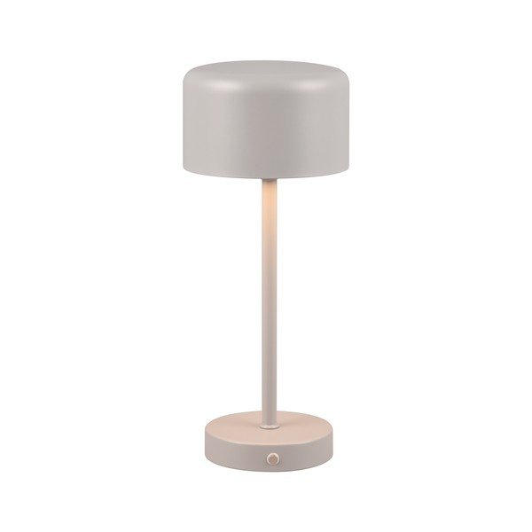 Světle šedá LED stmívatelná stolní lampa (výška 30 cm) Jeff – Reality-image-3