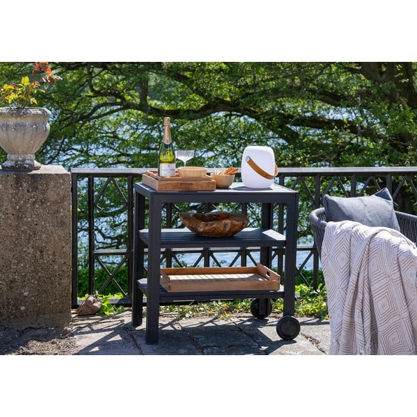 Servírovací stolek na kolečkách 45x75 cm Taormina – House Nordic-image-2