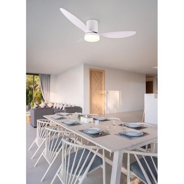 Matně bílé LED stropní svítidlo ø 132 cm Göteborg – Reality-image-2