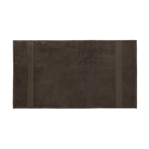 Hnědý bavlněný ručník 30x50 cm Chicago – Foutastic