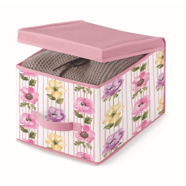 Růžový úložný box Cosatto Beauty, šířka 30 cm
