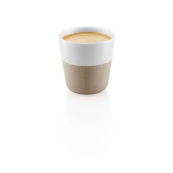 Béžovo-bílé porcelánové šálky na espresso v sadě 2 ks 80 ml – Eva Solo-image-2