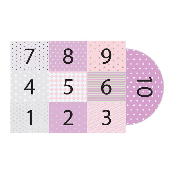 Vinylová dětská samolepka na zem Ambiance Hopscotch Girly-image-2