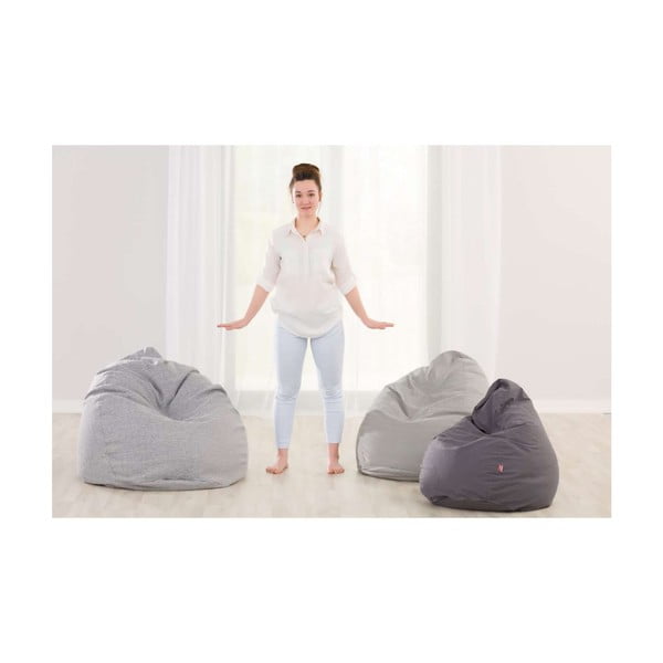 Červený sedací vak Happiness - Yellow Tipi-image-2