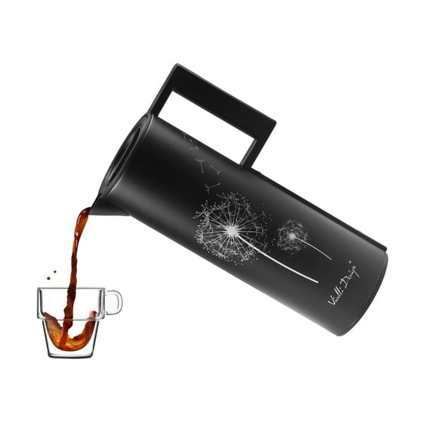 Černá termoska 1 l Corto – Vialli Design-image-2