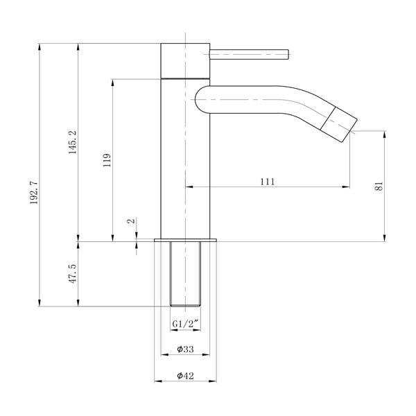 Umyvadlový ventil v leskle stříbrné barvě Small – Sapho-image-3