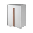 Bílá dětská skříňka 98x116 cm London - Vipack