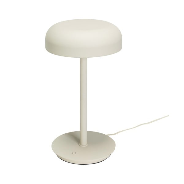 Krémová LED stmívatelná stolní lampa (výška 37 cm) Velo – Hübsch-image-4
