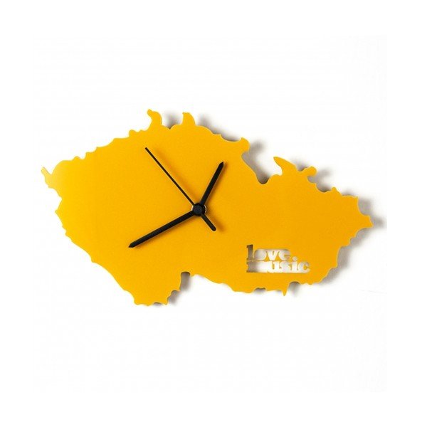 Hodiny Česko, žluté