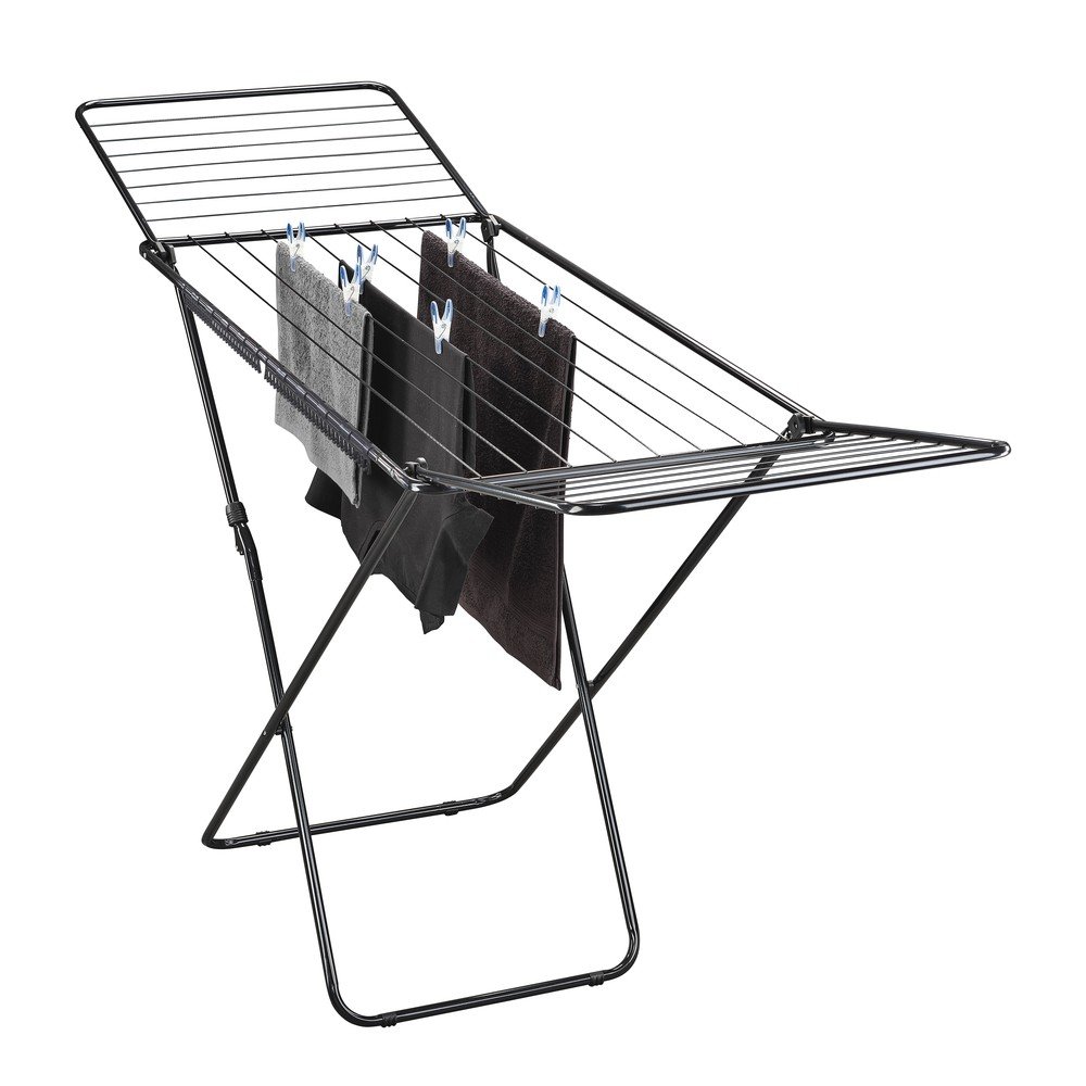 Černý sušák na prádlo 20 m Classic 200 Easy – LEIFHEIT