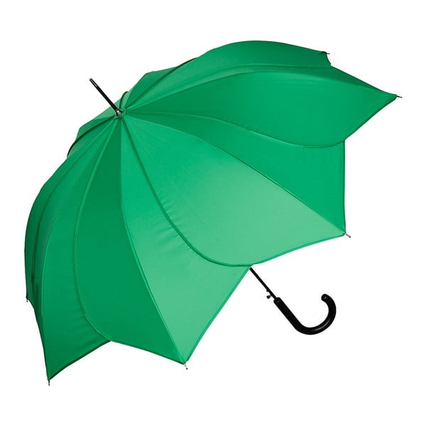 Zelený holový deštník se zelenými detaily Von Lilienfeld Minou, ø 98 cm