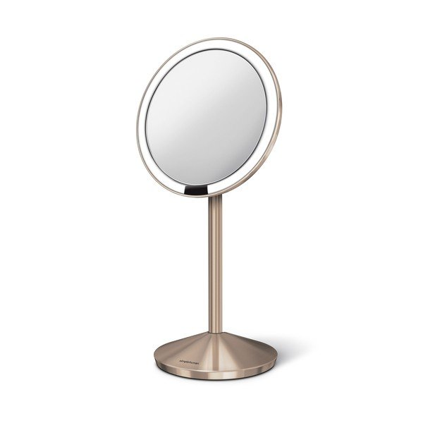 Kosmetické zvětšovací zrcadlo s osvětlením (10x) ø 12 cm Travel – simplehuman-image-4