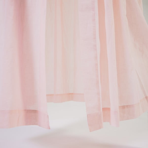 Světle růžový bavlněný baldachýn Carelene – Kave Home-image-4