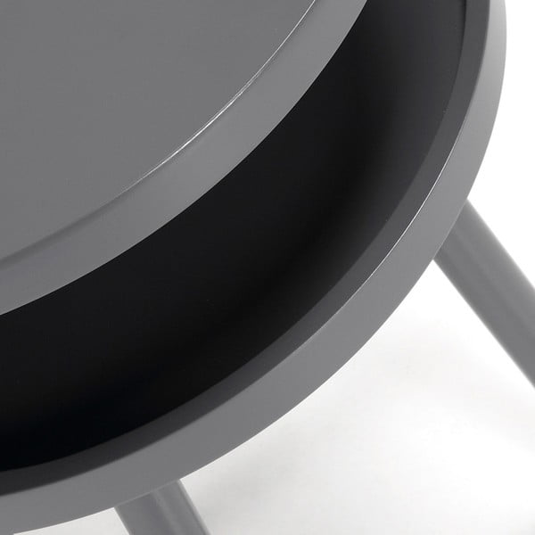 Šedý odkládací stolek s úložným prostorem Kave Home Bruk-image-2