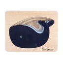 Dřevěné vkládací puzzle Whale – Kindsgut