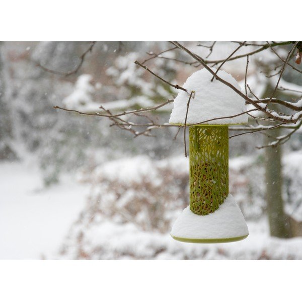 Žlutozelené závěsné krmítko na oříšky Esschert Design Chiff Chaff-image-1