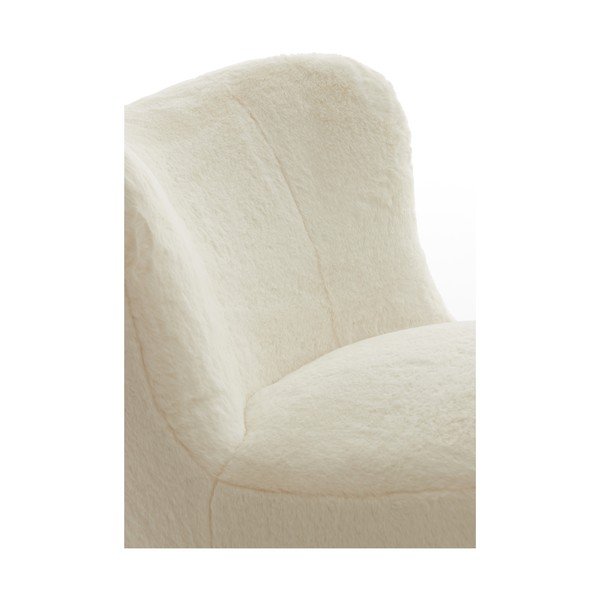 Krémové křeslo z textilie bouclé Kamovu – Light & Living-image-1