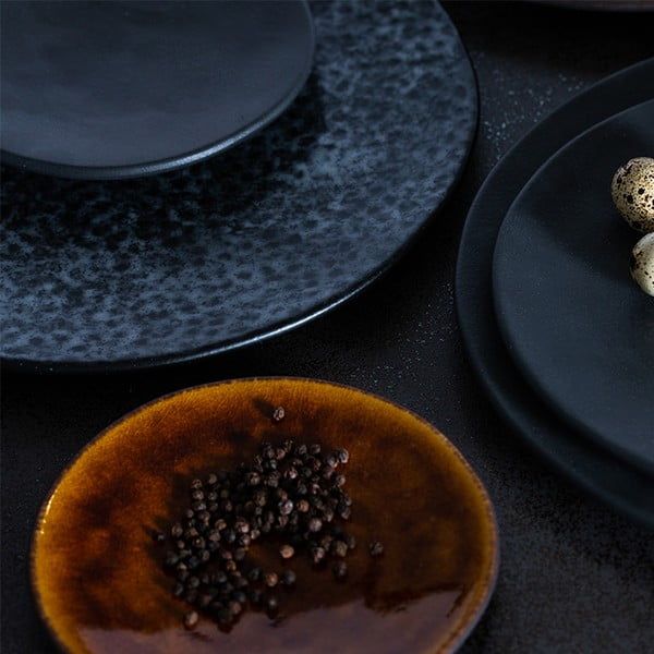 Hnědý kameninový podnos Costa Nova Roda, ⌀ 16 cm-image-1