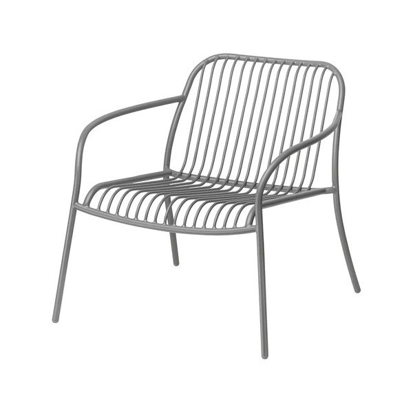 Šedé kovové zahradní křeslo Yua Wire – Blomus