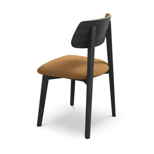 Jídelní židle z masivního dřeva v terakotové barvě Niu – Makamii-image-3