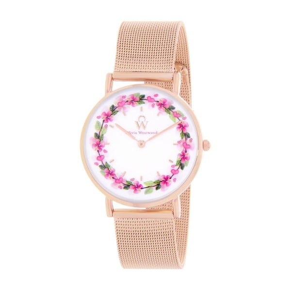 Dámské hodinky s řemínkem ve světle růžové barvě Olivia Westwood Gala
