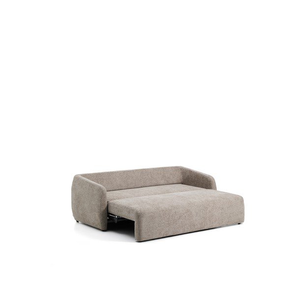 Taupe žinylková rozkládací pohovka 218 cm Laira – Kave Home-image-3