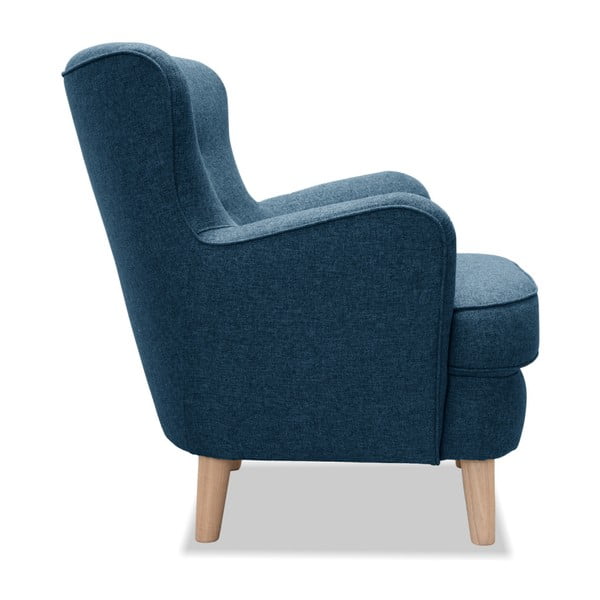 Modré křeslo ušák Vivonita Eden-image-3