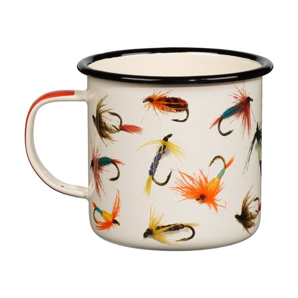 Hrnek ze smaltu 0.5 l Fly Fishing – Gentlemen's Hardware-image-1