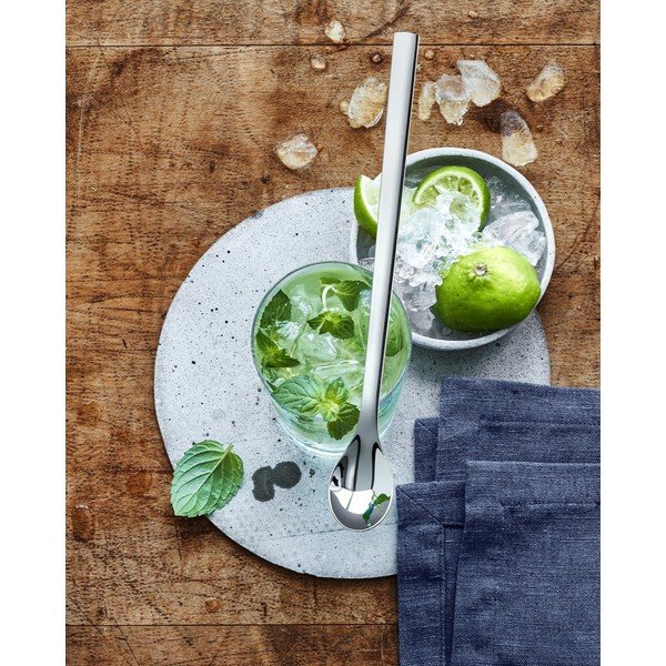 Šedé nerezové dlouhé lžičky v sadě 6 ks Nuova – WMF-image-1