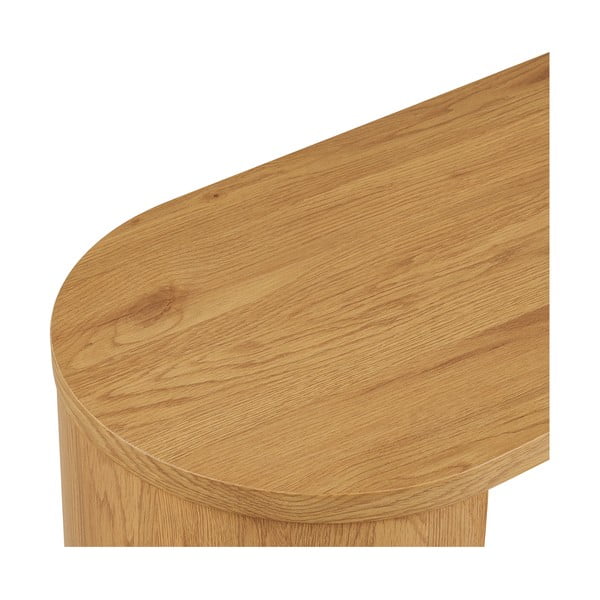 Konzolový stolek v dekoru dubu v přírodní barvě 38x114 cm Bibione – House Nordic-image-4