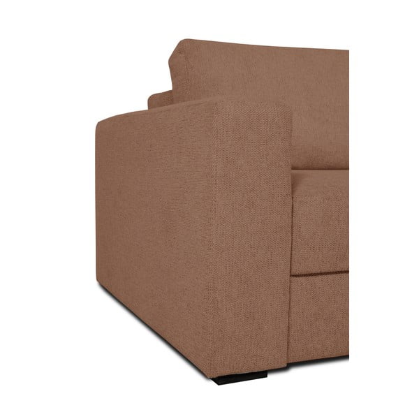 Hnědá rozkládací pohovka 238 cm Resmo - Scandic-image-4