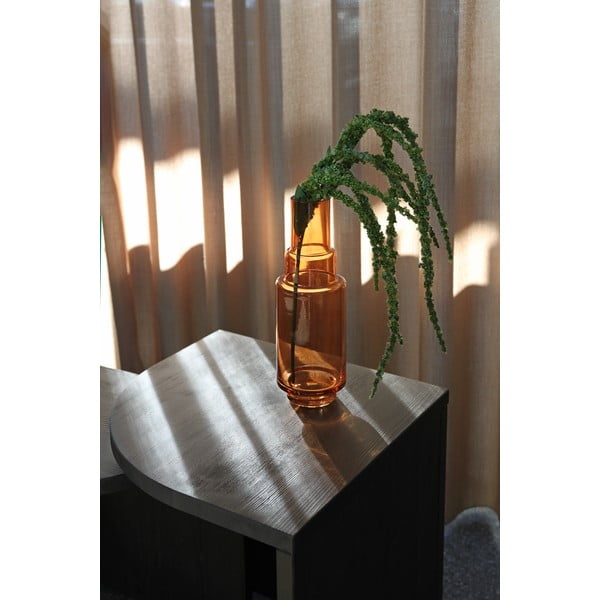 Tmavě hnědé konferenční stolky z borovicového dřeva v sadě 2 ks Combine – Karup Design-image-3