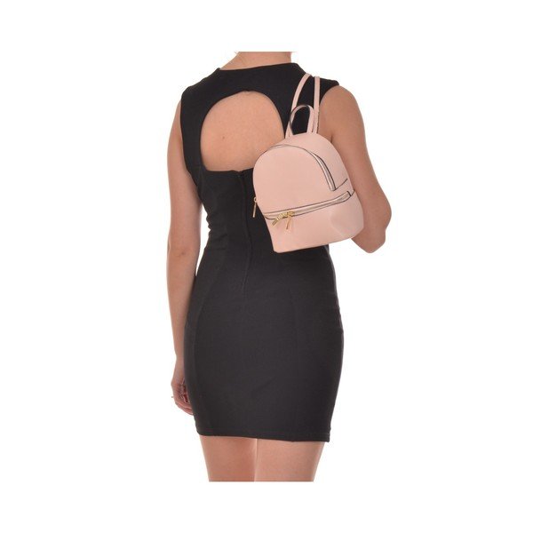 Růžový kožený batoh Renata Corsi Suelo-image-1