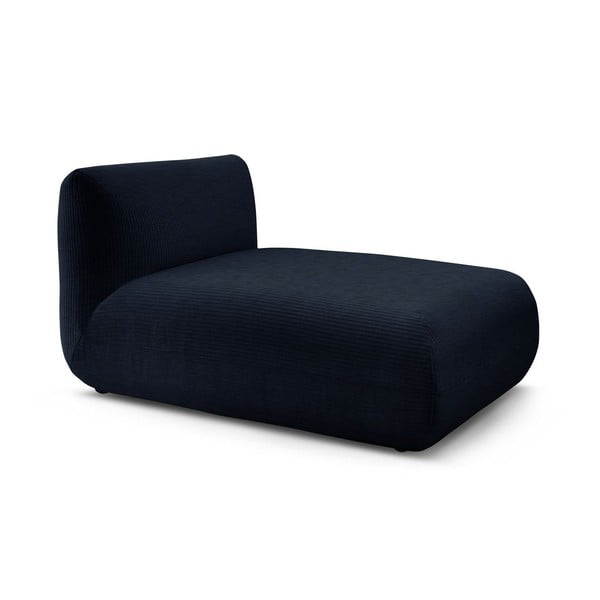 Tmavě modrý manšestrový modul pohovky Lecomte – Bobochic Paris-image-3