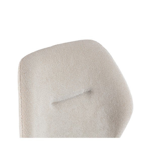 Krémové čalouněné jídelní židle v sadě 4 ks Ansu – Marckeric-image-3