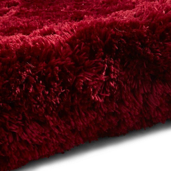 Rubínově červený koberec Think Rugs Polar, 80 x 150 cm-image-1